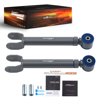 2 Front Upper Heavy Duty Adjustable Control Arms compatible for Jeep Cherokee XJ 1984-2001