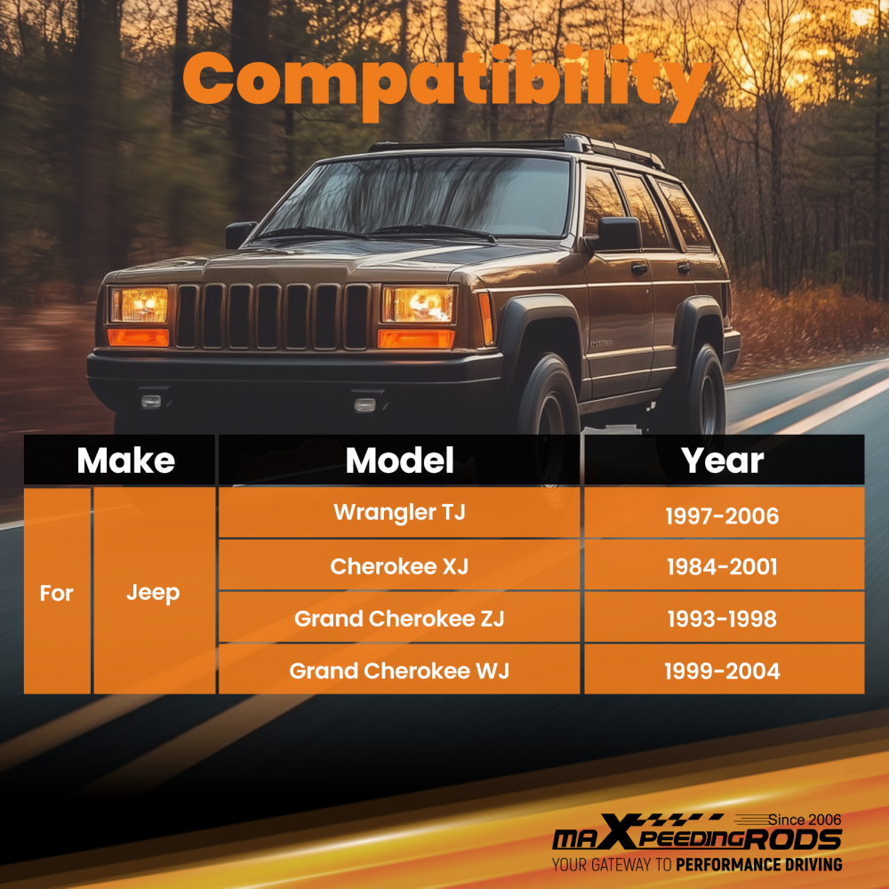 BRAS DE SUSPENSION CONTROL ARMS AVANT SUPÉRIEUR compatible pour JEEP GRAND CHEROKEE ZJ WJ