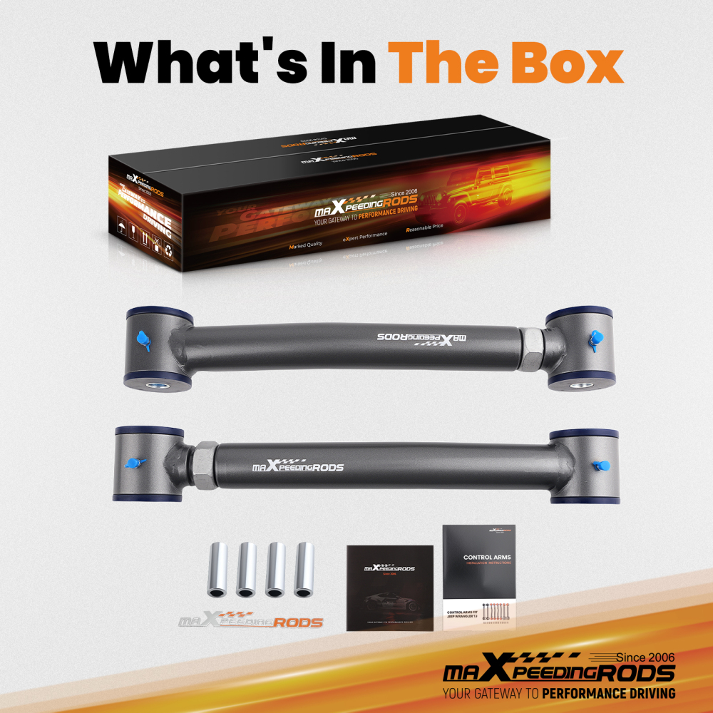 Front Lower Adjustable Control Arm Arms Kit compatible for Jeep Grand Cherokee ZJ 1993-1998