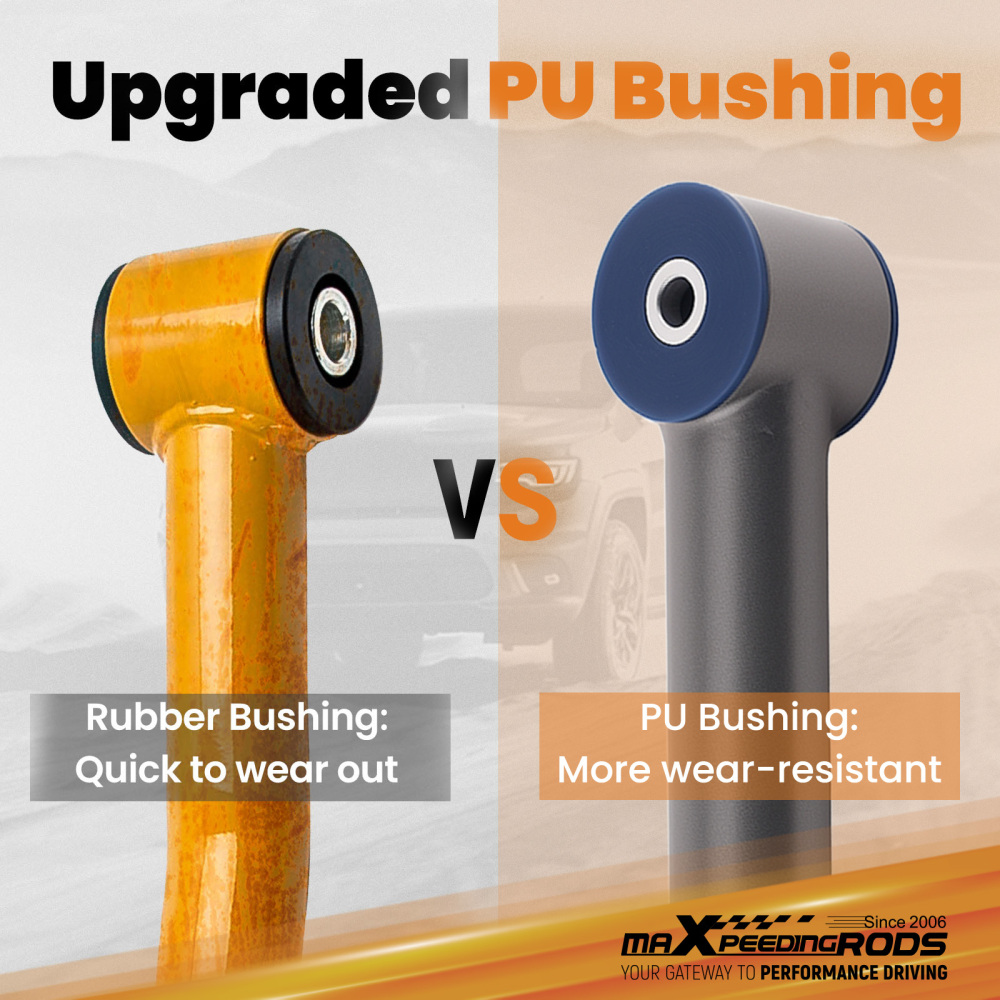 2pcs Rear Upper Adjustable Control Arm Kits compatible for Jeep Wrangler TJ 1997-2006