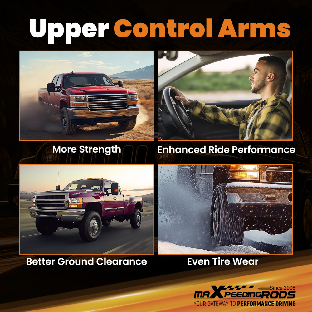 Suspension Upgrade Front Upper Control Arm 1-4 Lift compatible for Jeep Liberty 2002-2007