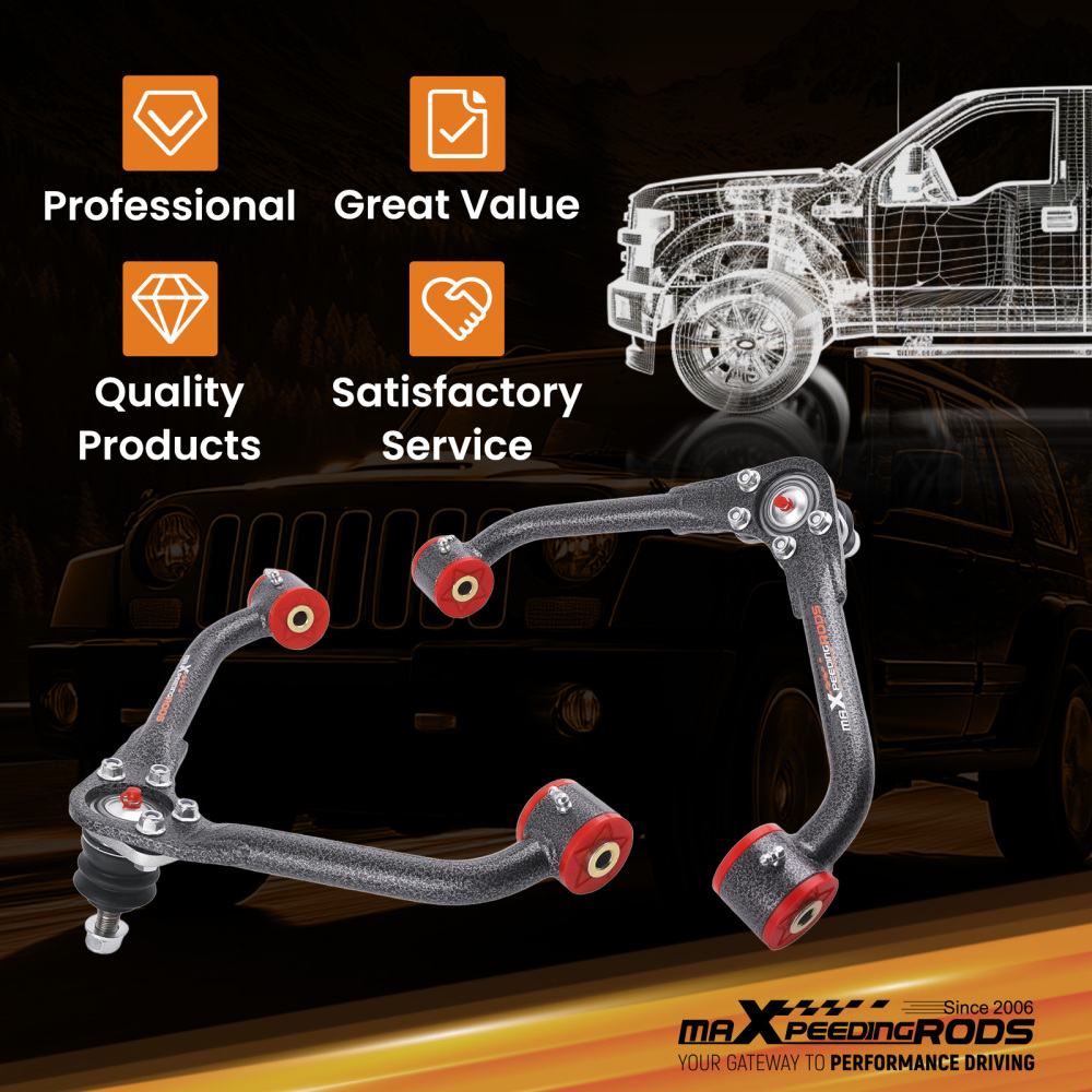 Suspension Upgrade Front Upper Control Arm 1-4 Lift compatible for Jeep Liberty 2002-2007