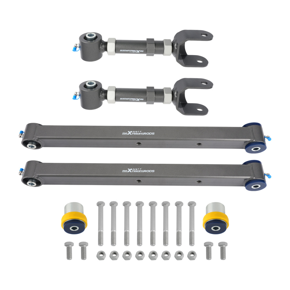 Adjustable Rear Control Trailing Arms Brace Kit compatible for GM A-Body 68-72 compatible for Chevelle