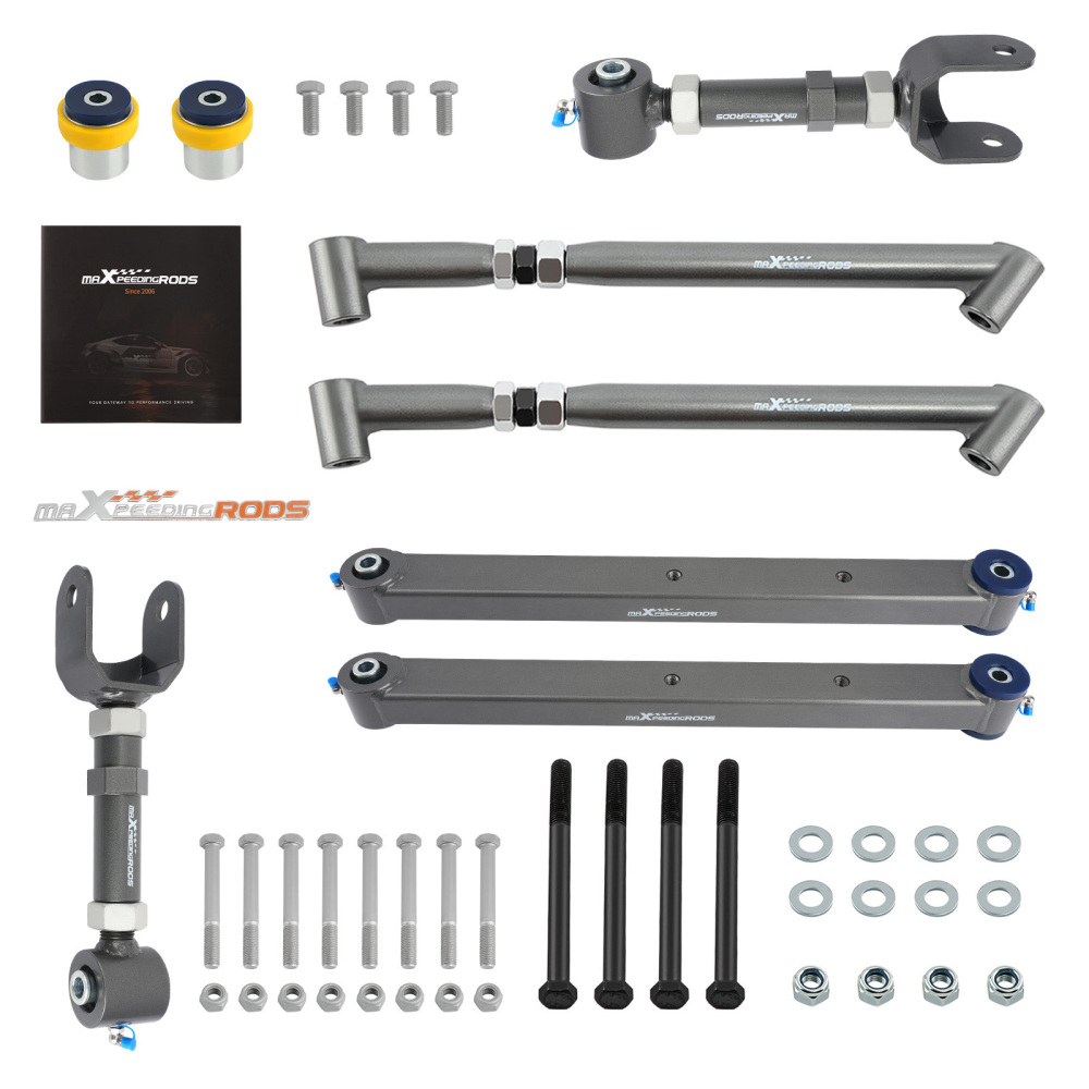 Adjustable Rear Control Trailing Arms Brace Kit compatible for GM A-Body 68-72 compatible for Chevelle