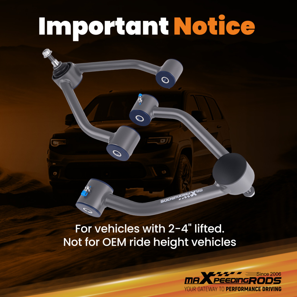 Front Upper Control Arms 2-4