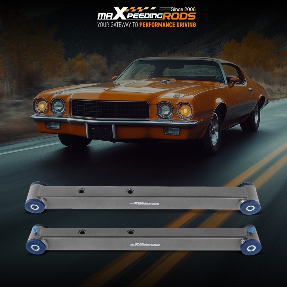 2Pcs Rear Lower Control Arms for 1971-1976 compatible for Chevrolet Caprice compatible for GM B-Body