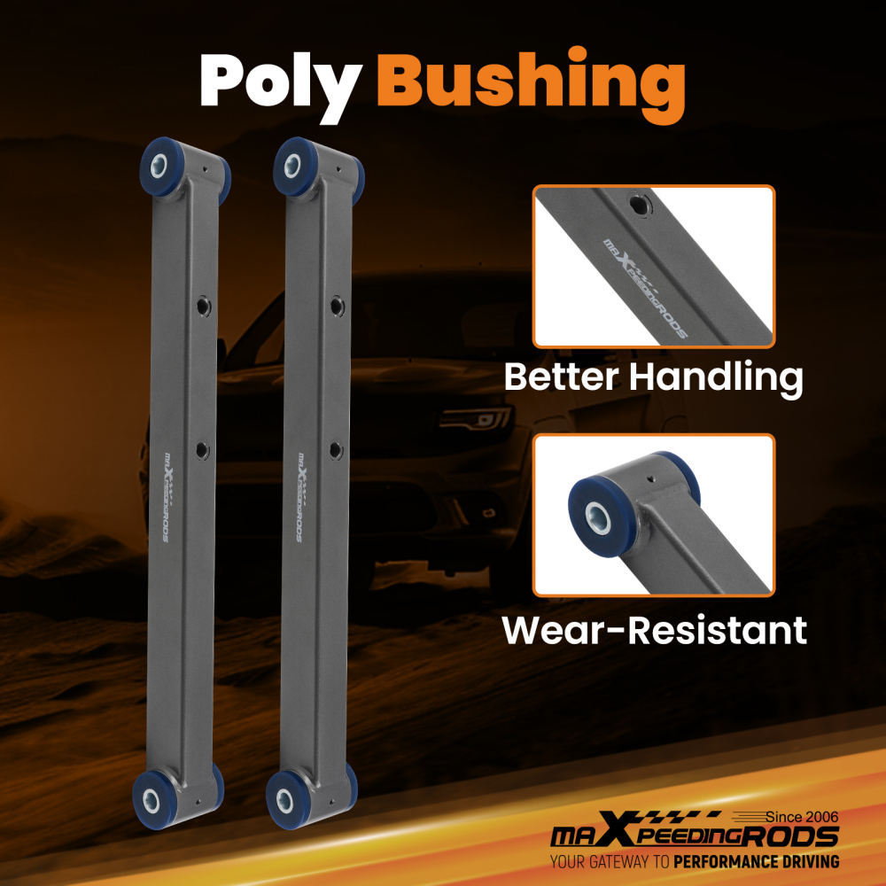 4x Suspension Rear Control Arms compatible for GM B-Body 78-88-96 compatible for Buick Roadmaster LeSabre