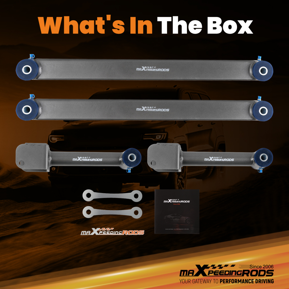 4x Suspension Rear Control Arms compatible for GM B-Body 78-88-96 compatible for Buick Roadmaster LeSabre