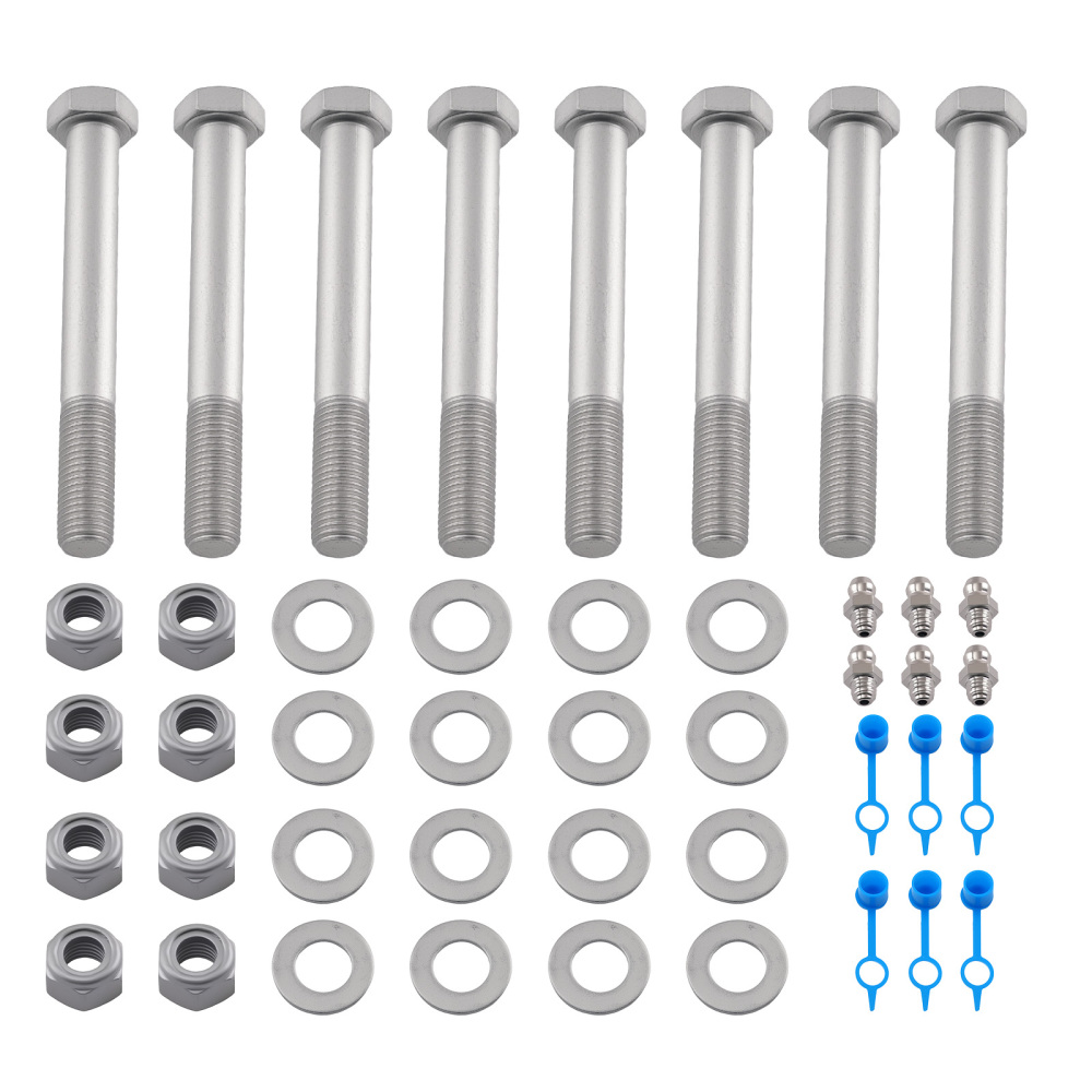 Rear LowerUpper Tubular Control Arm Set Compatible for Ford Mustang 1979-2004, for Mercury Capri 1979-1986, for Cobra 1993-1998