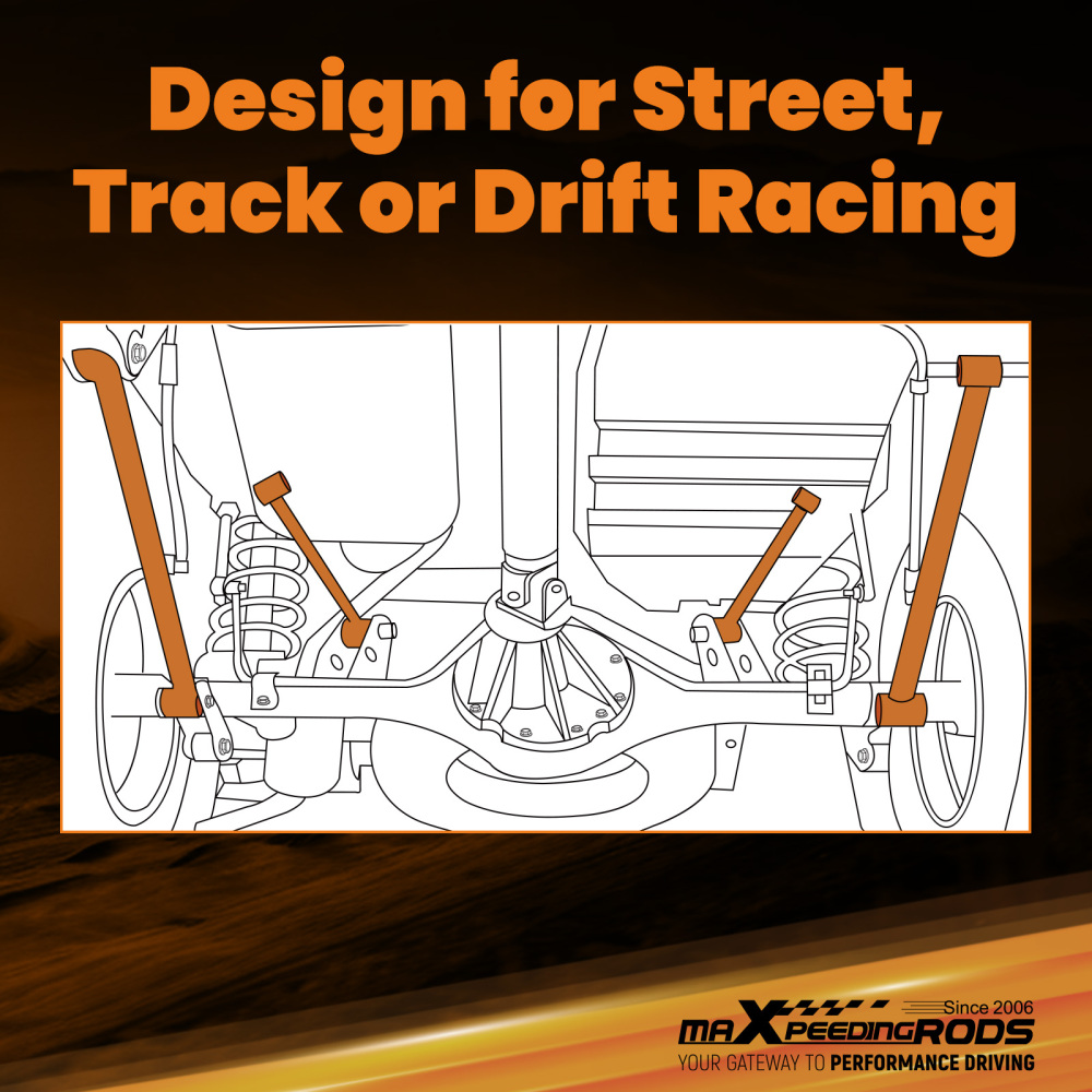 4Pcs Suspension Kits For Pathfinder QX4 1997-04 Rear UpperLower Trailing Arm