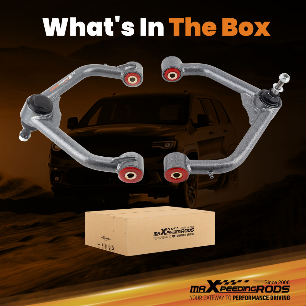 2X BRACCIO DI CONTROLLO SUPERIORE ANTERIORE DA 2-4 compatibile per DODGE RAM 1500 2006-2023