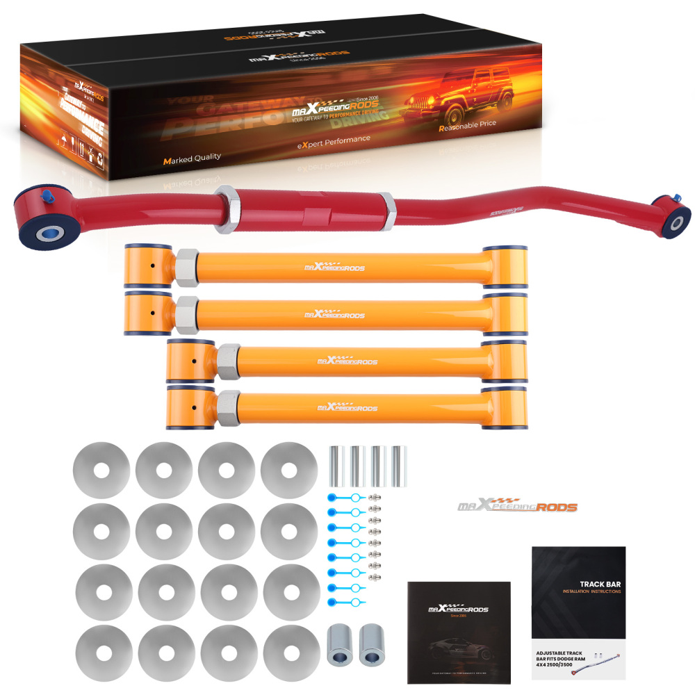 AVANT BRAS DE SUSPENSION + BARRE DE TRACTION compatible pour DODGE RAM 2500 3500 2003-09 4X4