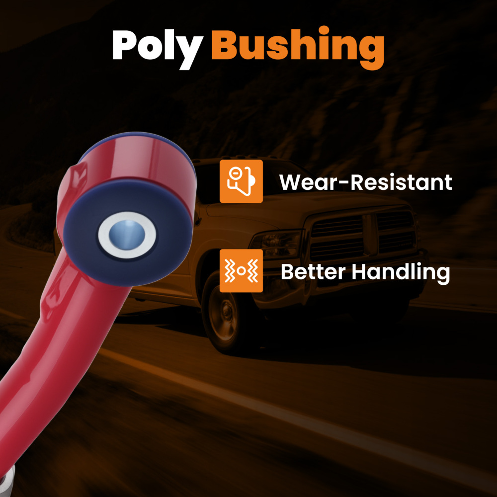 AVANT BRAS DE SUSPENSION + BARRE DE TRACTION compatible pour DODGE RAM 2500 3500 2003-09 4X4