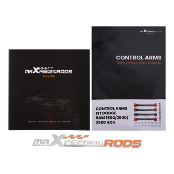 Adjustable Upgraded Front Control Arms For 1994-2009 Dodge Ram 4x4 4WD 0-6 Lift