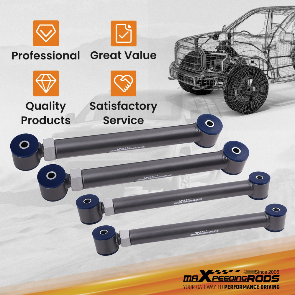 Adjustable Upgraded Front Control Arms For 1994-2009 Dodge Ram 4x4 4WD 0-6 Lift