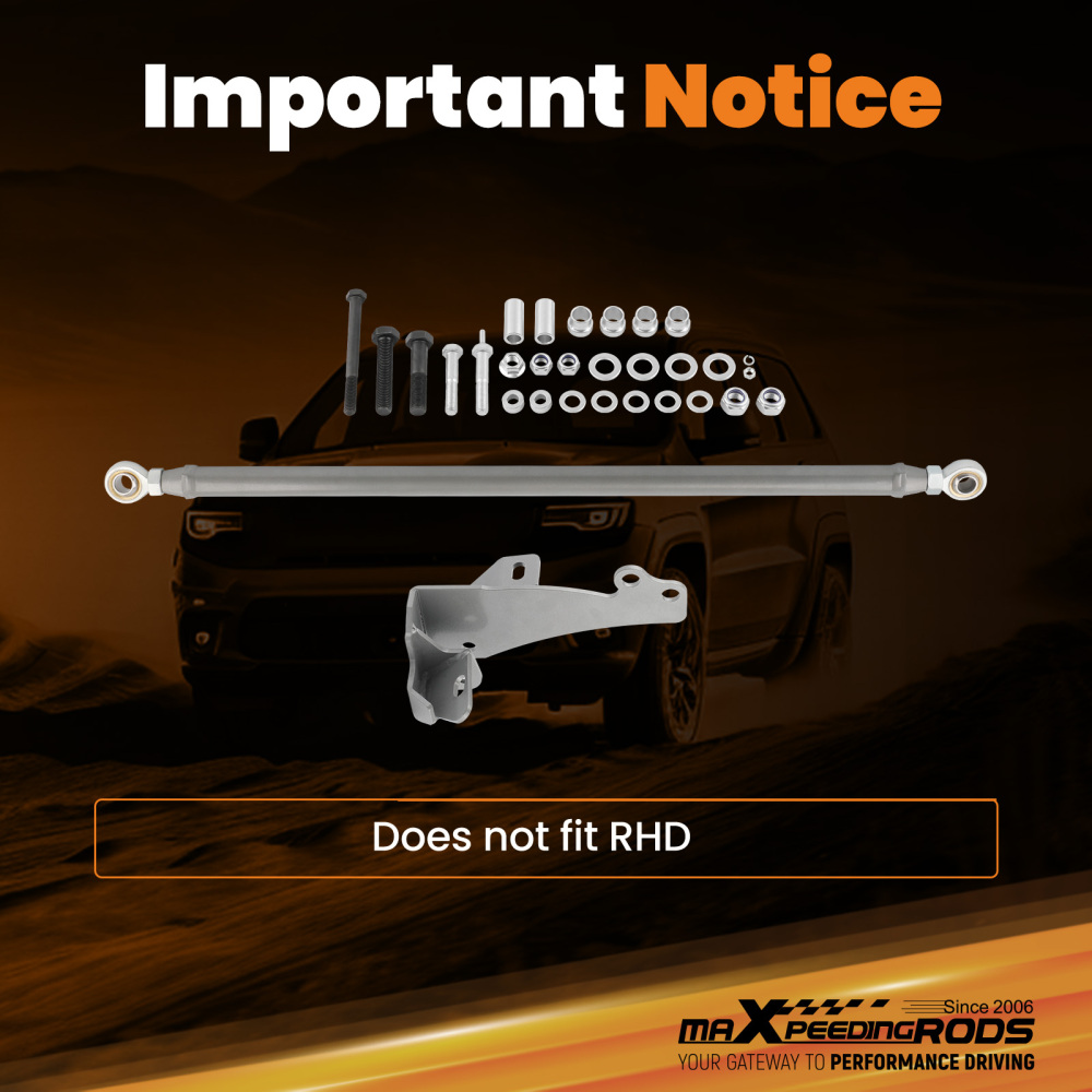 Adjustable 4x Front Control Arms + Track Bar 0-4 Lift compatible for Ram 2500 1994-2002