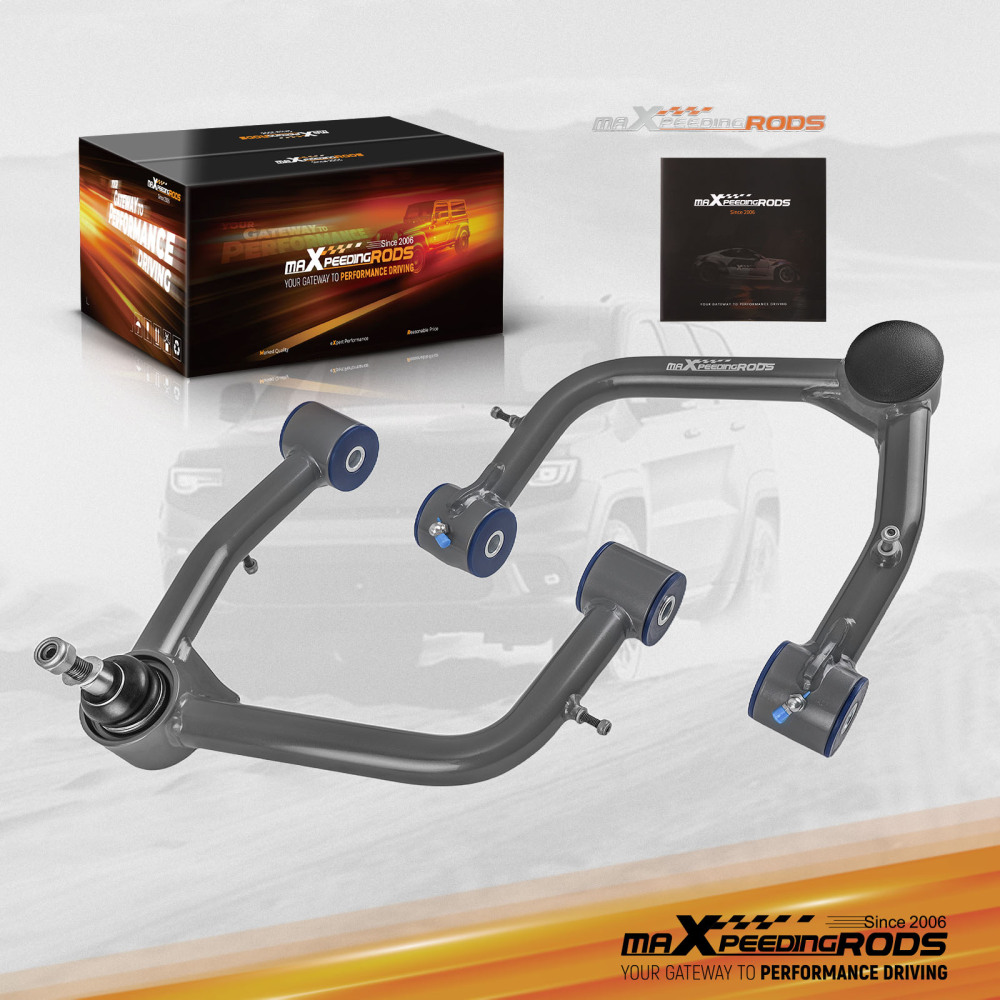 2x Front Upper Control Arms 2-4 Lift for 2019-2024 compatible for Silverado 1500 compatible for GMC Sierra