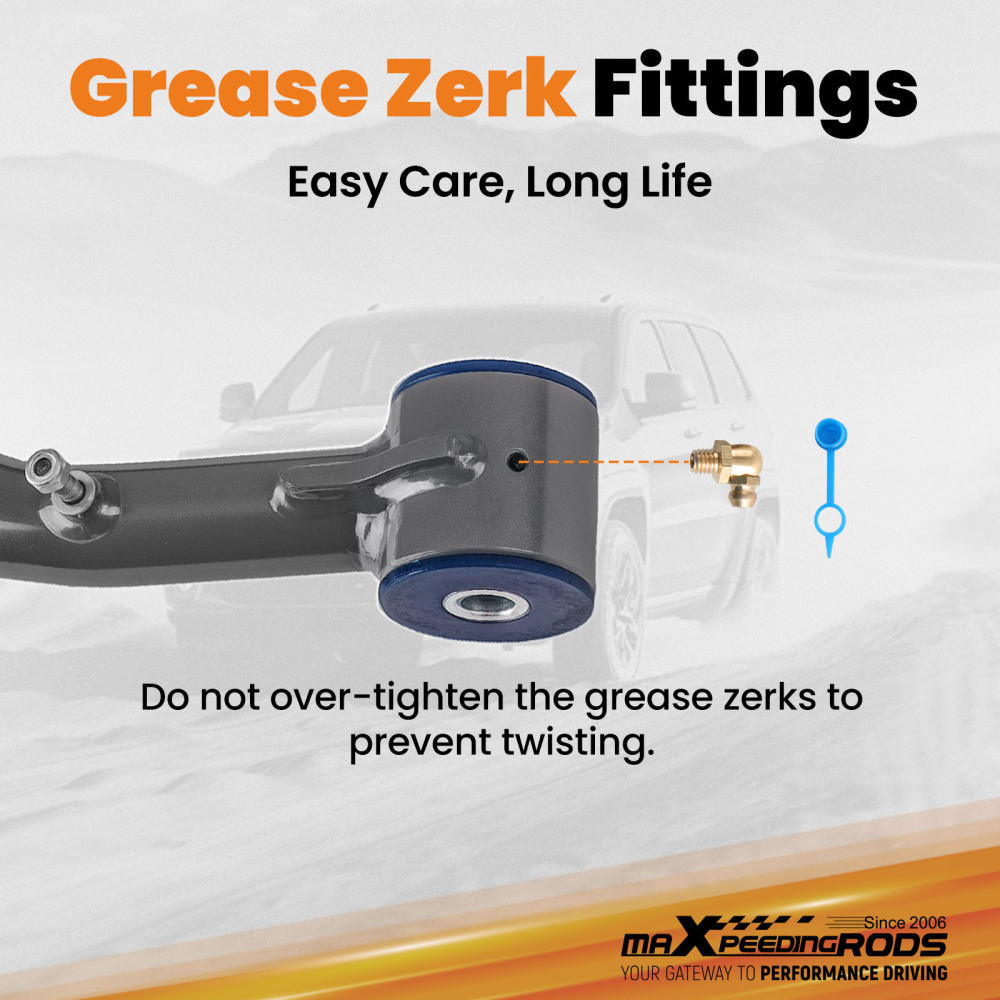 2x Front Upper Control Arms 2-4