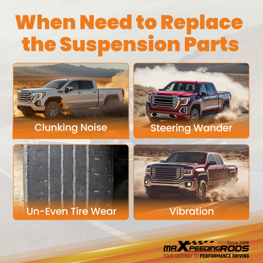 2x Front Upper Control Arms 2-4