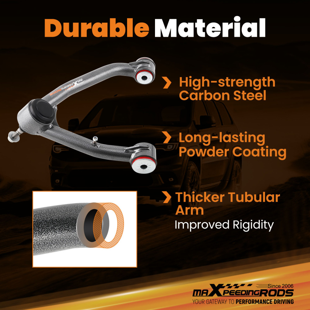 Tubular Adjustable Control Arms compatible for Cadillac Escalade 2007-2015 2WD 4WD A-Arms