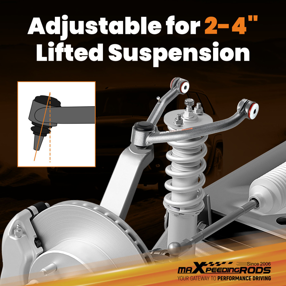 Tubular Adjustable Control Arms compatible for Cadillac Escalade 2007-2015 2WD 4WD A-Arms