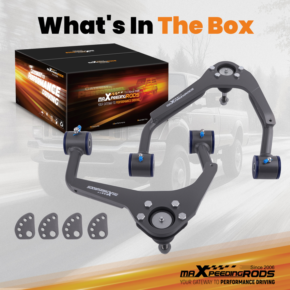 Alignment Front Upper Control Arms for 07-15 compatible for Chevy Silverado Sierra 1500 2WD 4WD