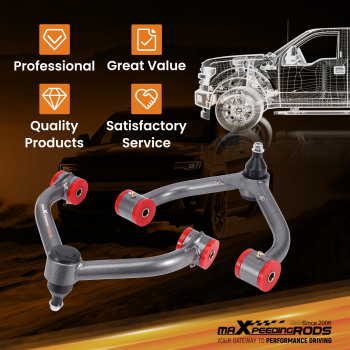 2-4 Lift Upper Control Arms Upgraded For 2011-2020 compatible for Silverado Sierra 2500 3500HD