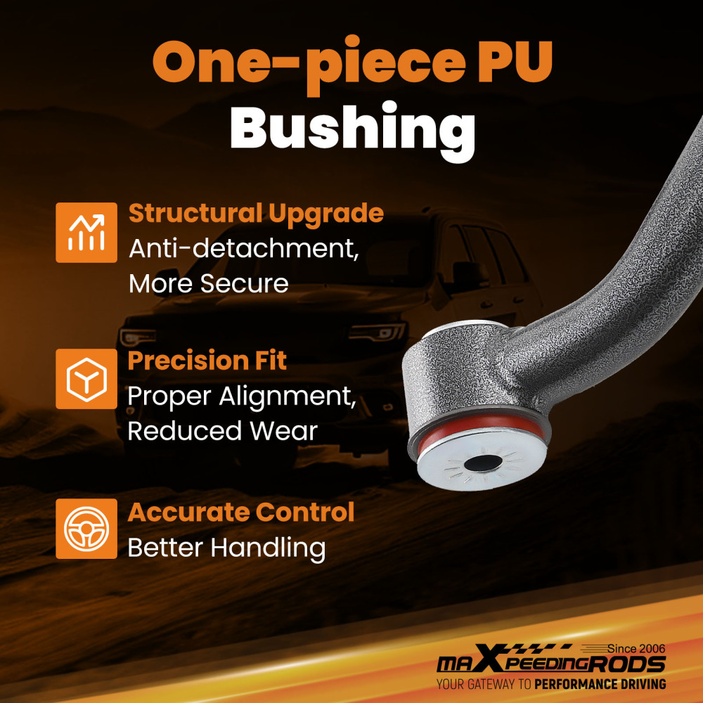 Front Upper Control Arms 2-4 Lift Kit For 1999-2000 compatible for Chevy Silverado 1500 compatible for Sierra