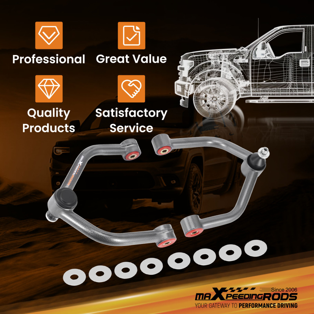 Suspension Kits Front Upper Control Arms 2-4 Lift compatible for Nissan Titan Armada 2004+