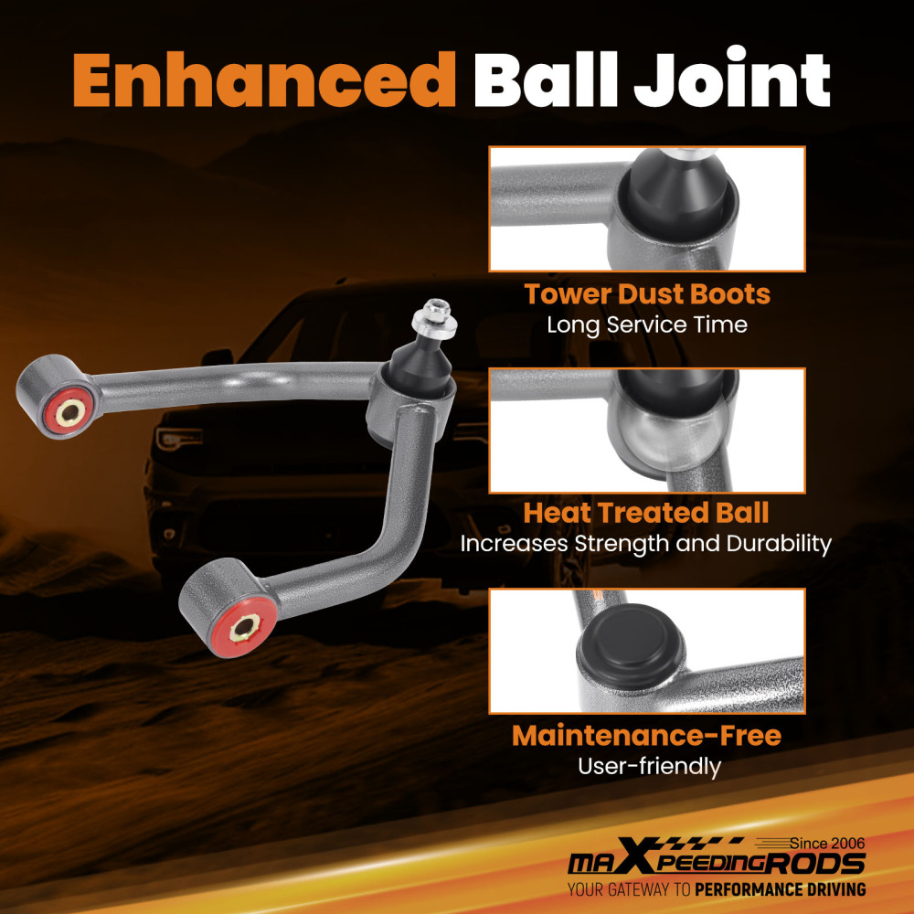 Suspension Kits Front Upper Control Arms 2-4 Lift compatible for Nissan Titan Armada 2004+