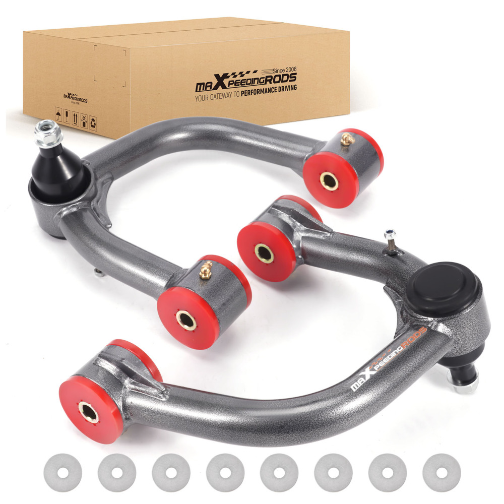 Front Upper Control Arm Kit For 2005-2015-2022 compatible for Toyota Tacoma 6 Lug 2-4 Lift
