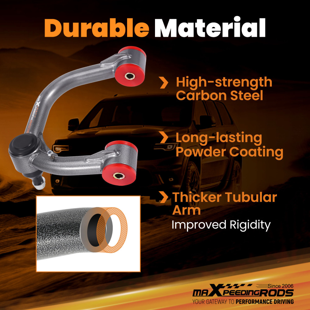 Front Upper Control Arm Kit For 2005-2015-2022 Toyota Tacoma 6 Lug 2-4 Lift