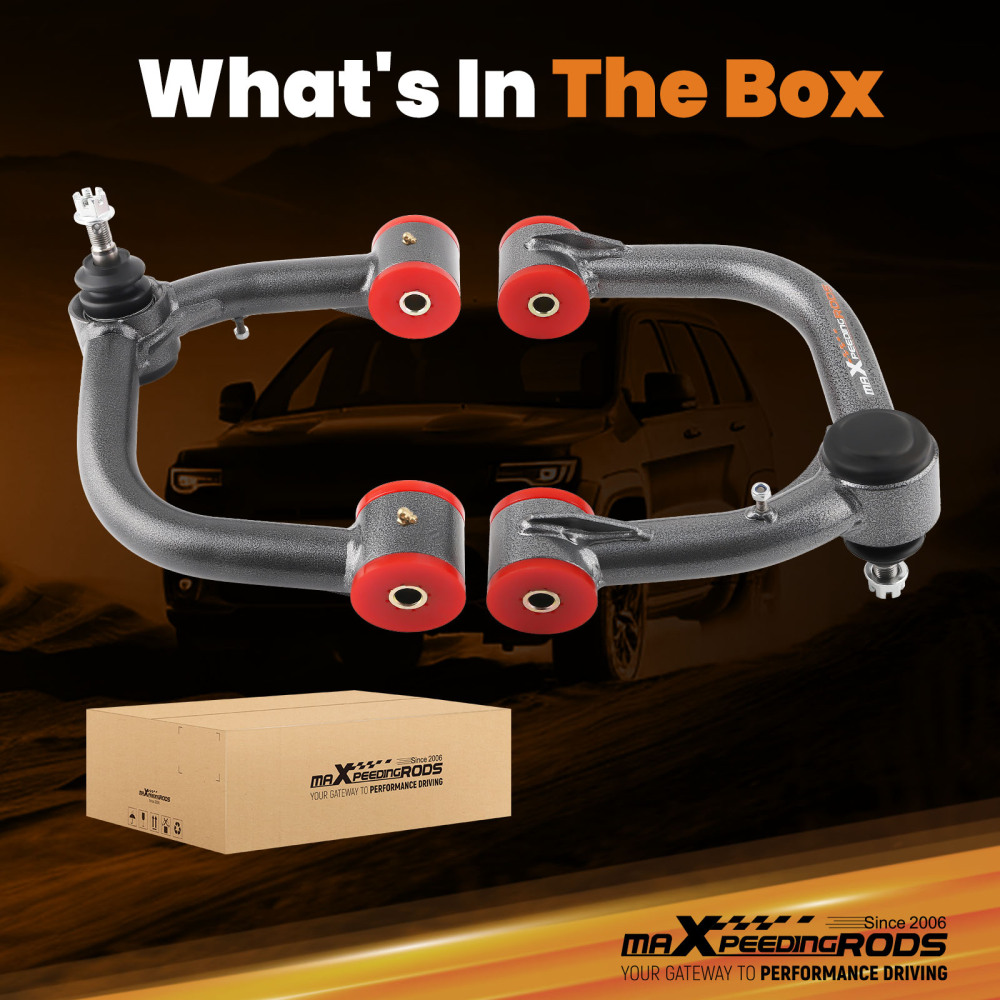 Upper Control Arm 2-4 Lift For 03-24 compatible for Toyota 4Runner 2007-2014 FJ Cruiser GX460