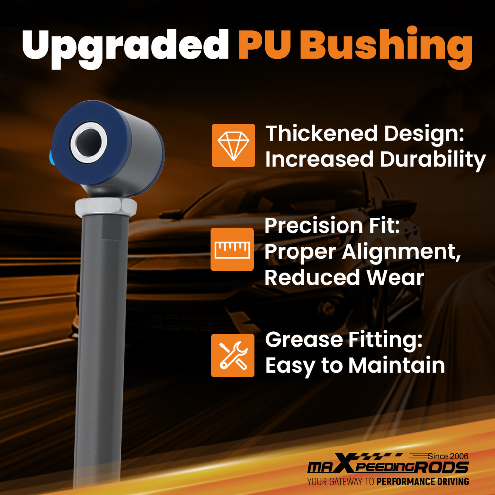 Adjustable FrontRear Camber Arms Set For 2003-07 compatible for Honda Accord 04-08 compatible for Acura TSX