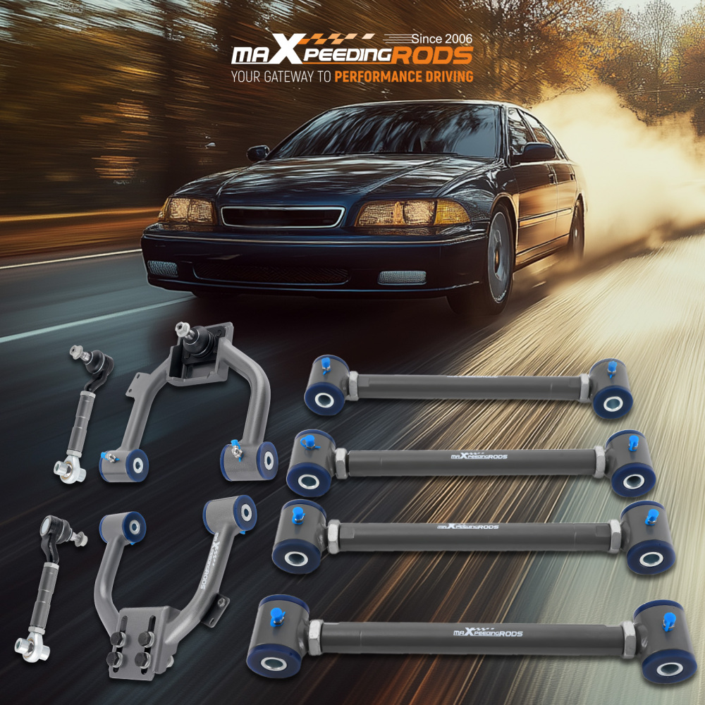 Adjustable FrontRear Camber Arms Set For 2003-07 compatible for Honda Accord 04-08 compatible for Acura TSX