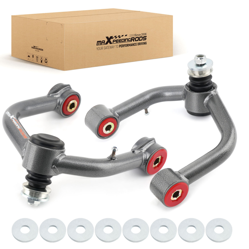 2x Front Upper Control Arms 2-4 Lift compatible for Toyota Tundra 2000-2006 compatible for Sequoia 01-07