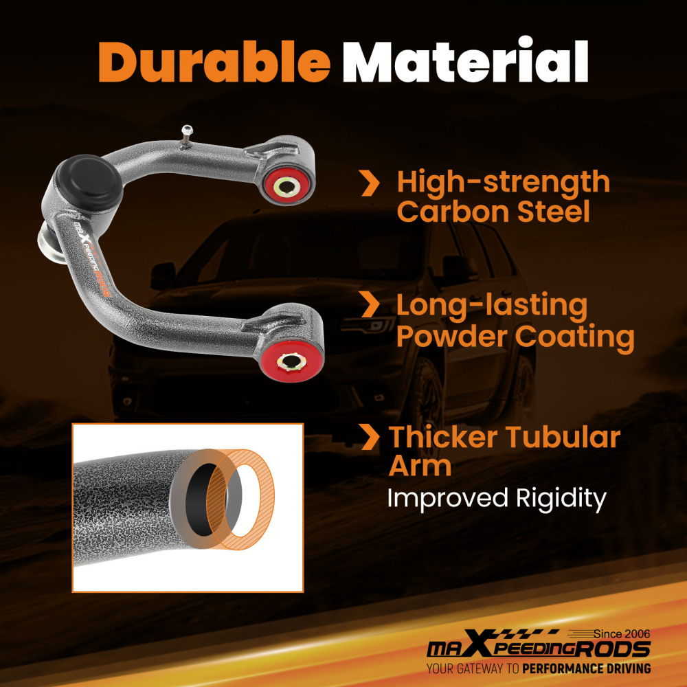 2x Front Upper Control Arms 2-4 Lift For Toyota Tundra 2000-2006 Sequoia 01-07