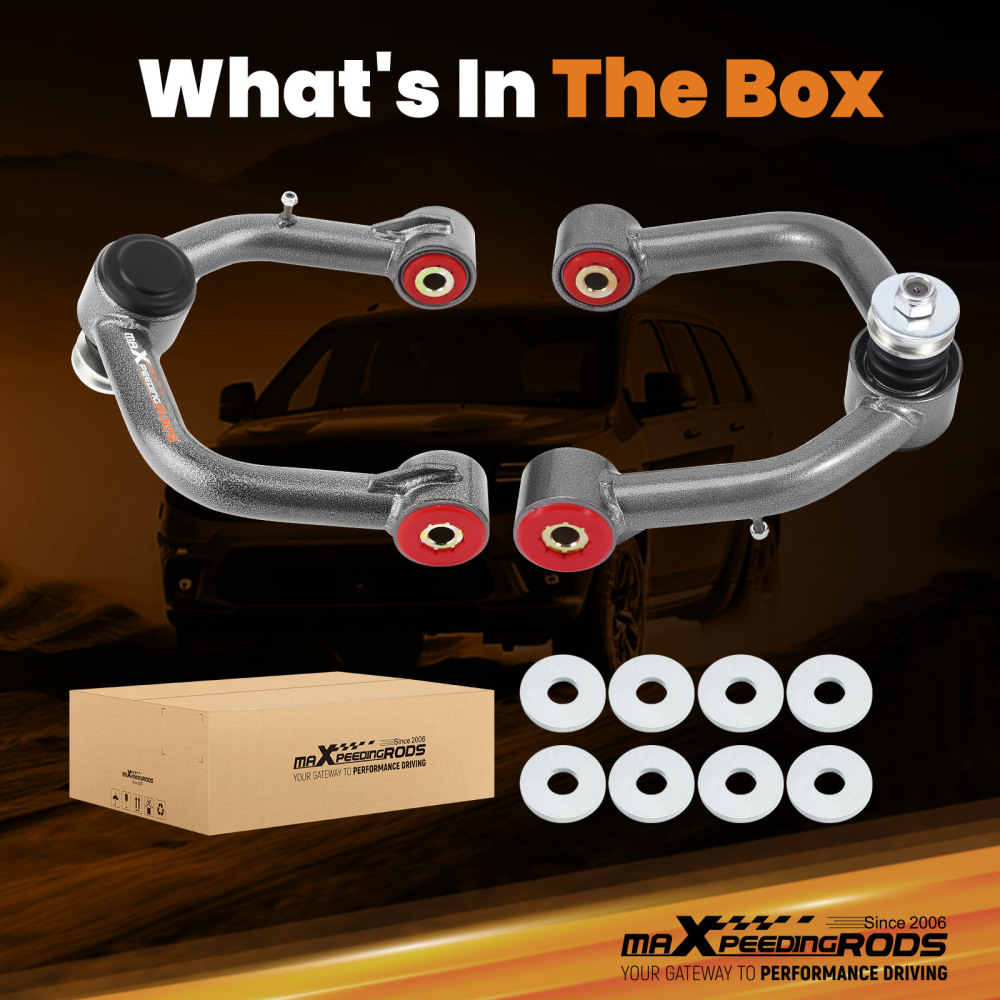 2x Front Upper Control Arms 2-4 Lift For Toyota Tundra 2000-2006 Sequoia 01-07