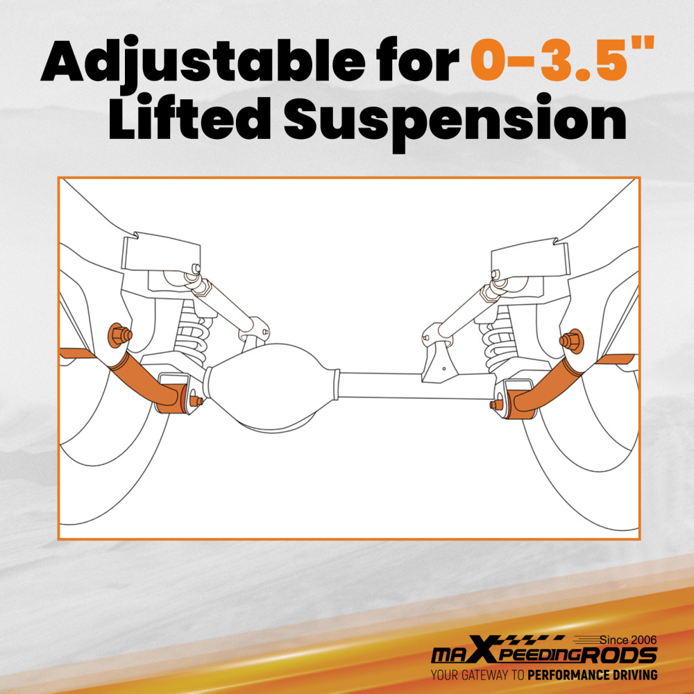 Complete Adjustable Control Arm compatible for Jeep Grand Cherokee WJ 1999-2004 2PCS