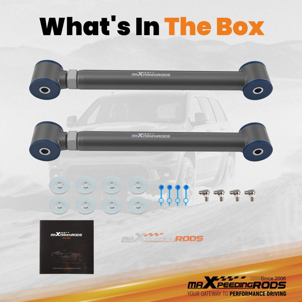 Rear Braccio di controllo inferiore regolabile compatibile per Jeep GrandWJ 1999-2004