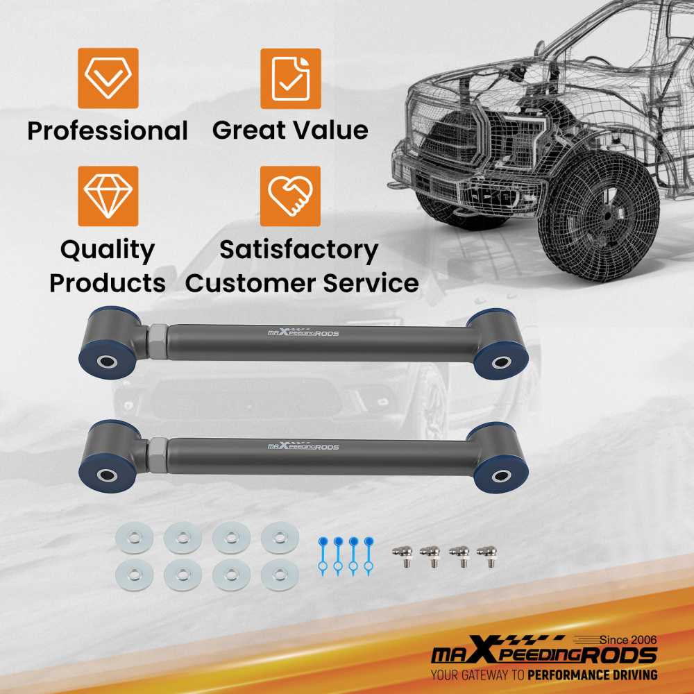 Rear Braccio di controllo inferiore regolabile compatibile per Jeep GrandWJ 1999-2004