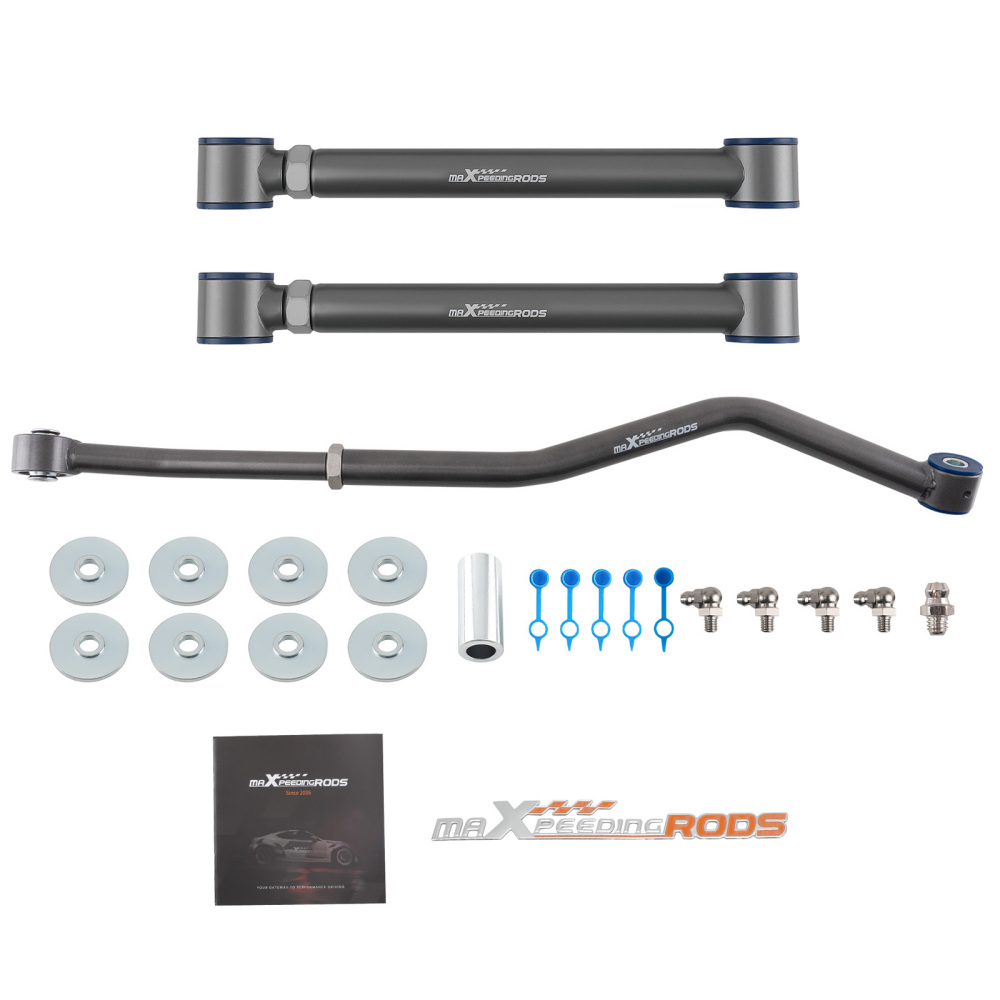 Front Track Bar Rear Control Arm compatible for Jeep Grand Cherokee WJ 1999-2004 1-3.5 Lift