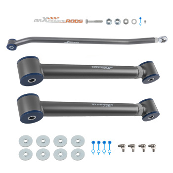 Control ArmsTrack Bar Kit compatible for Jeep Grand Cherokee WJ 1999-2004 Poly Bushing