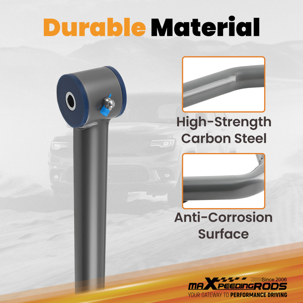 Control ArmsTrack Bar Kit compatible for Jeep Grand Cherokee WJ 1999-2004 Poly Bushing