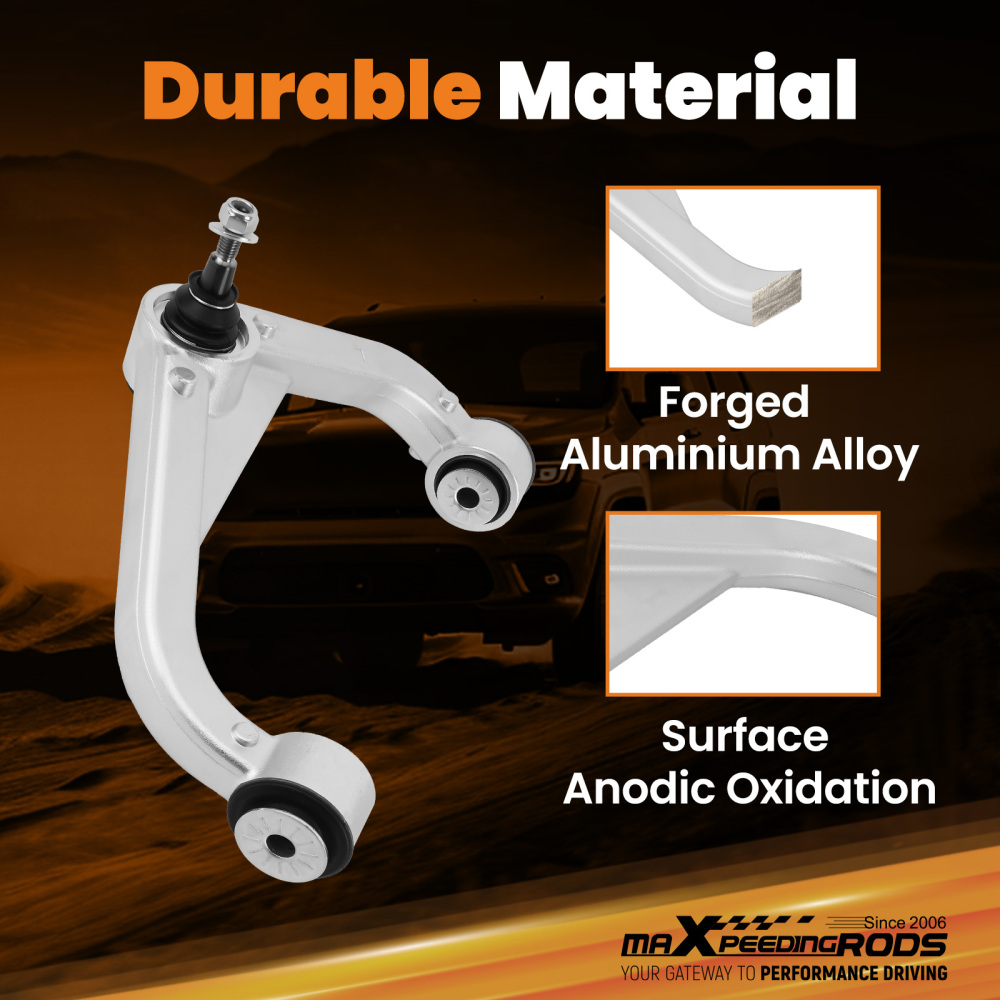 3 Lift Upper Control Arms LeftRight compatible for Chevy GMC 2500HD 2020-2025 2WD 4WD