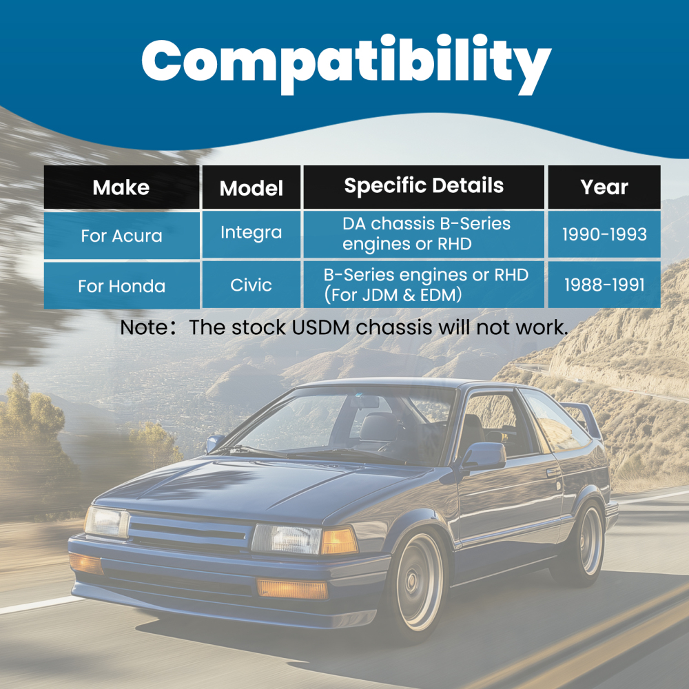 Kit Tiranti Inferiori Controllo Trazione Anteriore compatibile per Honda Civic Serie B 88-91