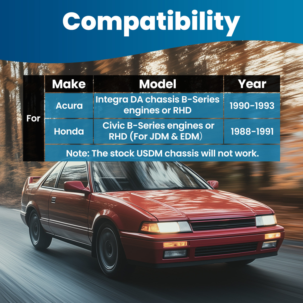 Front Competition Race Traction Bar For Integra Civic 90-93 B-Series Engine