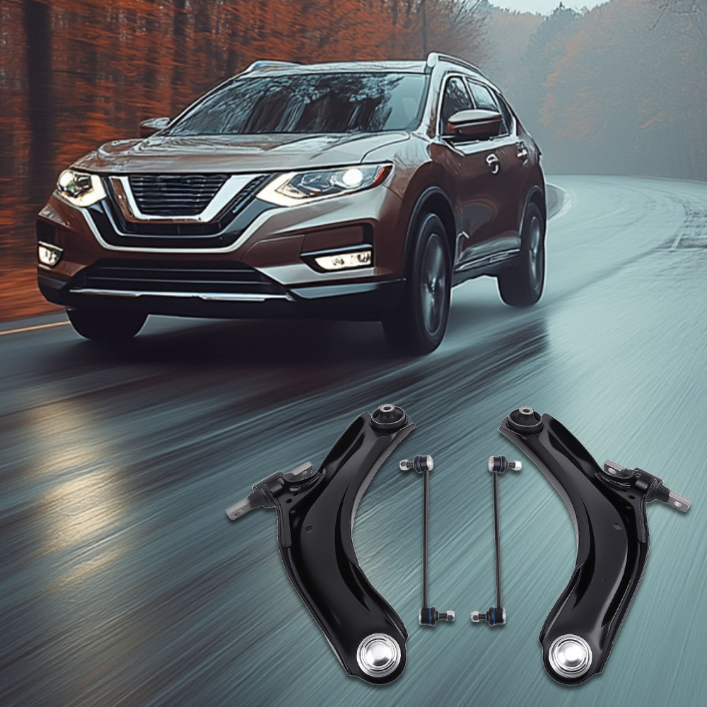 MaXpeedingrods Front Struts + Control Arms compatible for Nissan Rogue 2012-13 Select 14-15