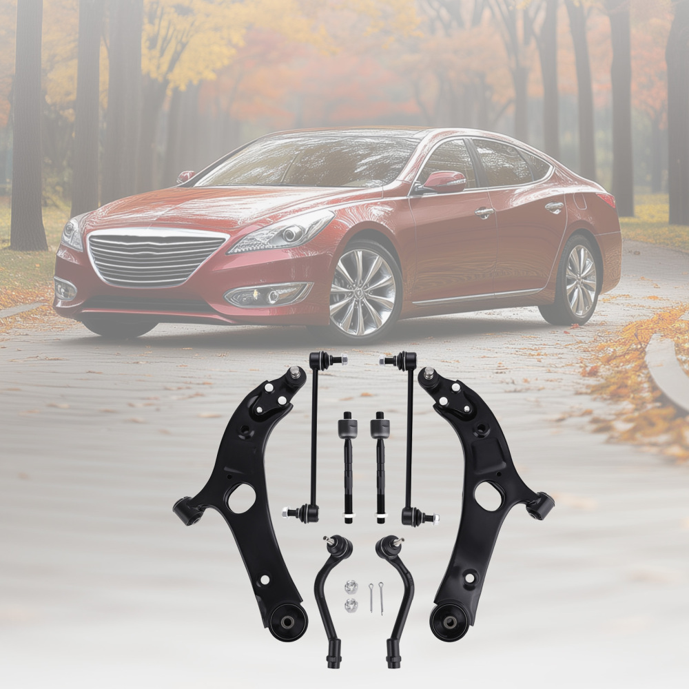 Complete Front Strut Control Arms Assembly Kit compatible for Kia Optima 2012-2015 compatible for FWD