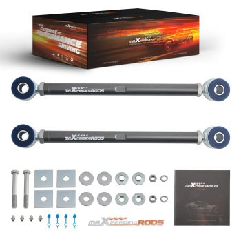 2x Adjustable Rear Strut Rods for 1980-1982 compatible for Chevrolet Corvette Control Arm Kit